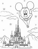 Coloring Pages Adults Disney Disneyland Kids sketch template
