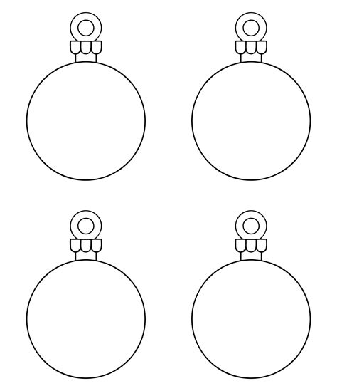printable ornament shapes