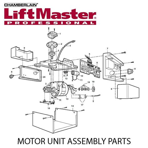 liftmaster professional  hp parts