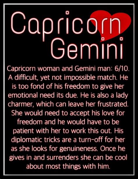 Capricorn Woman Gemini Man I Am Capricorn Capricorn Is Me Fb