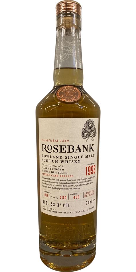 rosebank whiskybase ratings  reviews  whisky