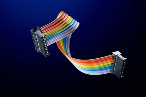 rainbow  pin dual row idc floppy ribbon cable cm long ubicaciondepersonascdmxgobmx