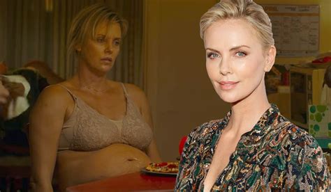 charlize theron got depressed after huge weight gain for