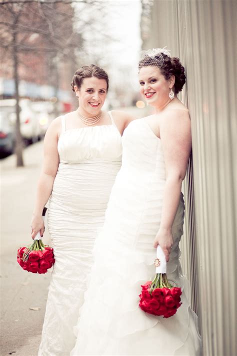Lesbian Wedding Walking Plus Size Brides Plus Size Wedding Happy