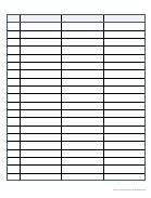 printable blank table sheets