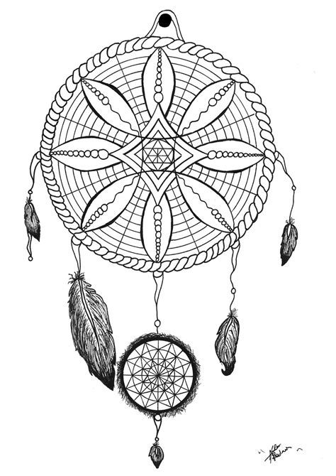 dreamcatcher printable coloring pages  getcoloringscom