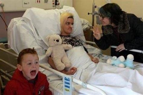mother releases heartbreaking photos of her addict daughter in a coma in hospital after