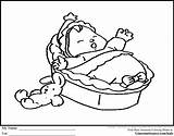 Baby Coloring Pages Newborn Girl Popular sketch template