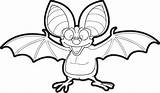 Coloring Bat Cartoon Template Kids Pages Drawing Templates Printable Cute Colouring Shape Clip Clipart Animal Getdrawings Print Library Everfreecoloring sketch template