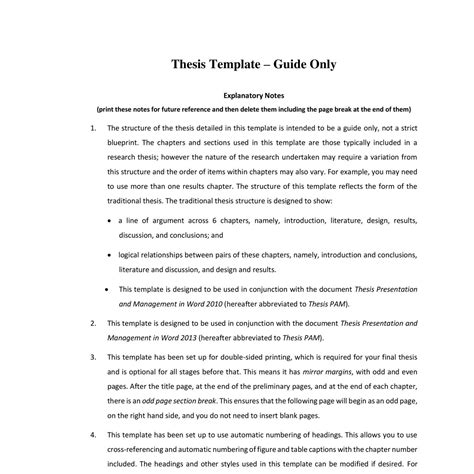 latex thesis template