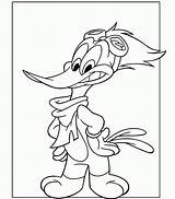 Woody Woodpecker Coloring Pages Kids Pica Disney Print sketch template