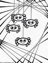 Coloring Halloween Spider Pages Spiders Printable Color Kids Getcolorings Print sketch template