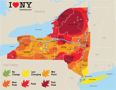 upstate ny fall foliage peak colors abound   regions