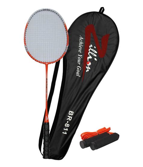 zillion badminton racket  wooden handles jump rope buy    price  snapdeal