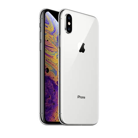 refurbished iphone xs gb silver unlocked apple