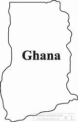 Ghana Map Outline Clipart Country Maps Clipground sketch template