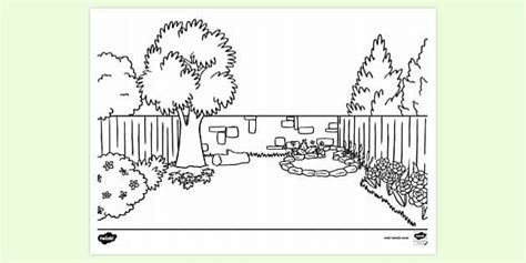 printable gardening colouring pages twinkl