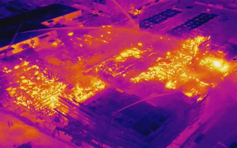 town  drones  map heat leaking homes  public service dronedj