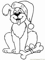 Christmas Coloring Pages Animals Animal Printable Dog Cartoon Color Popular Coloringhome Printables Library Clipart Coloringpages101 sketch template