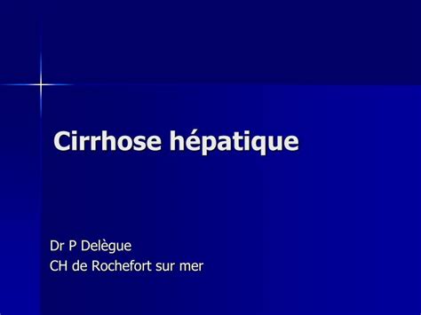 Ppt Cirrhose Hépatique Powerpoint Presentation Free Download Id