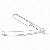 Razor Straight Drawing Vector Outline Getdrawings sketch template
