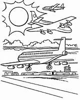 Coloring Flughafen Airport Malvorlage Malvorlagen Kostenlos sketch template