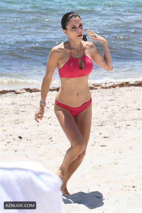 Bethenny Frankel Sexy Wearing A Bikini At The Beach In Miami Aznude