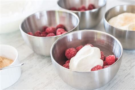 himbeer quark dessert raspberry pudding fruit desserts kitchen