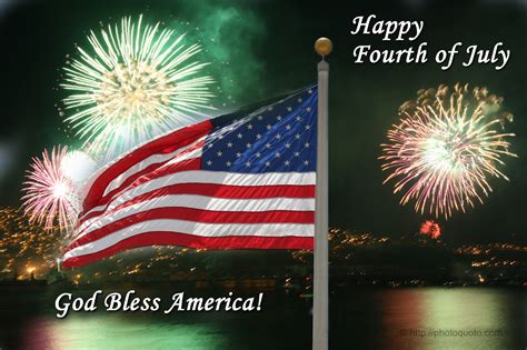 happy fourth  july god bless america pictures   images