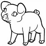 Piglet Pig Line Clipart Lineart Drawing Deviantart Sketch Pigs Cute Drawings Cliparts Library Paintings Sketches Animals Attribution Forget Collection Link sketch template