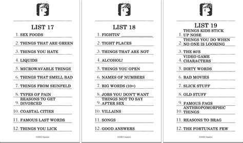 images  scattergories lists   printable printable images