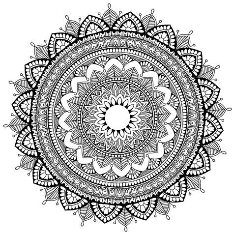 draw therapeutic mandala step  step worksheet included