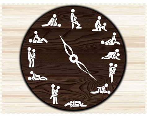 sexual positions svg kama sutra clock svg laser cut files etsy