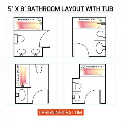 bathroom layouts design ideas