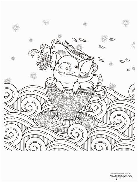 teacup coloring page coloring home