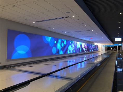 giant led screen   empty airport rmildlyinteresting