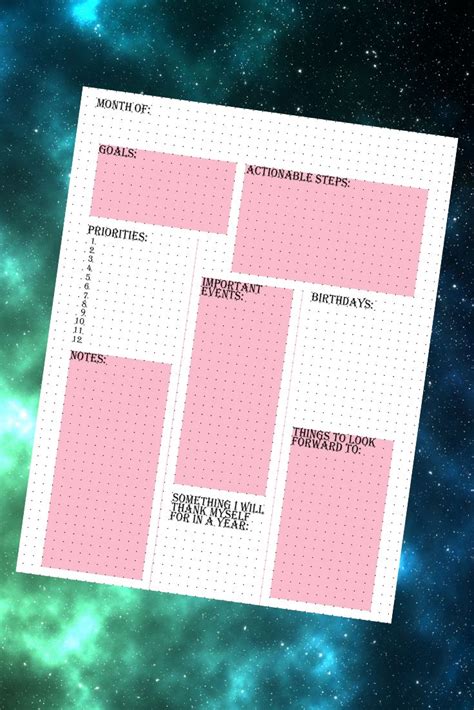 pink calendar pink calendar calendar kit etsy