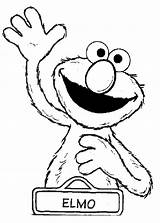 Elmo Coloring Pages Sesame Street Print Choose Board Library Clipart Kids sketch template