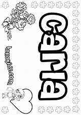 Name Coloring Pages Carla Girls Choose Board sketch template