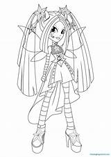 Coloring Pages Equestria Pony Rainbow Little Rocks Dazzle Adagio Girls Getdrawings Drawing Template sketch template