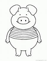 Coloring Wiggly Piggly Printable Pages sketch template