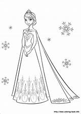 Frozen Coloring sketch template