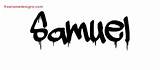 Samuel Name Graffiti Tattoo Designs sketch template