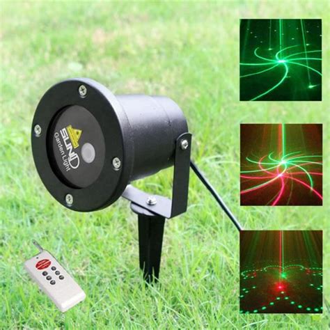 laser lampe exterieur lumiere rouge  vert pour jardin pelouse suny achat vente projecteur