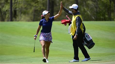 after golf bag mishap resilient maria fassi 70 starts strong at augusta national women s