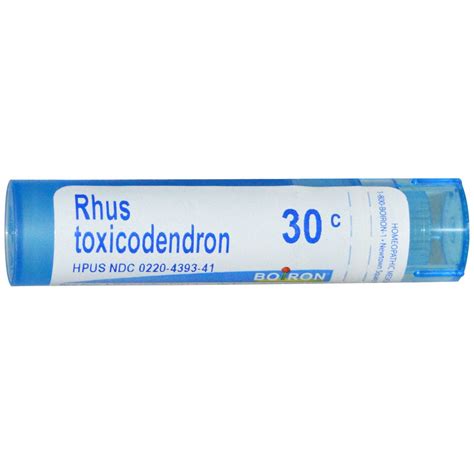 boiron single remedies rhus toxicodendron  approx  pellets