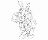 Charmy Bee Sonic Action Generations Coloring Pages sketch template