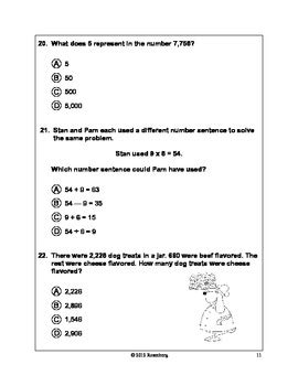 grade cst math standardized test practice   mary rosenberg