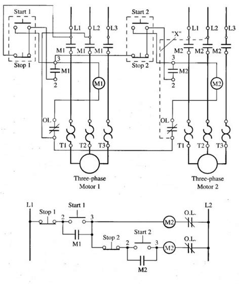 wiring  motor starter wiring diagram