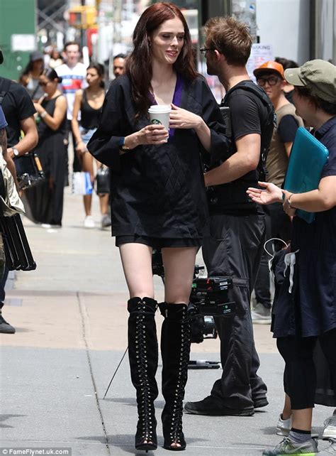 Coco Rocha Puts On A Leggy Display On Photo Shoot In Nyc